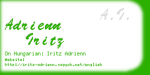 adrienn iritz business card